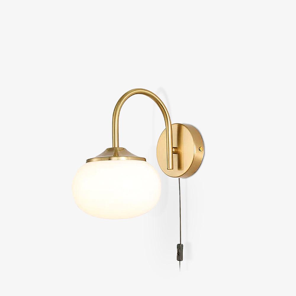 Dutiful Premium Nordic Art Plug-in Glass Sconce Wall Lamp