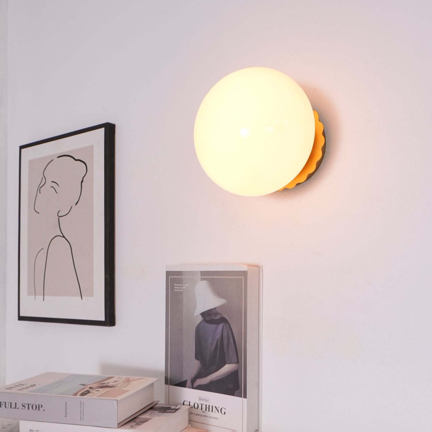 Stefan Applique Murale Moderne Minimaliste en Verre