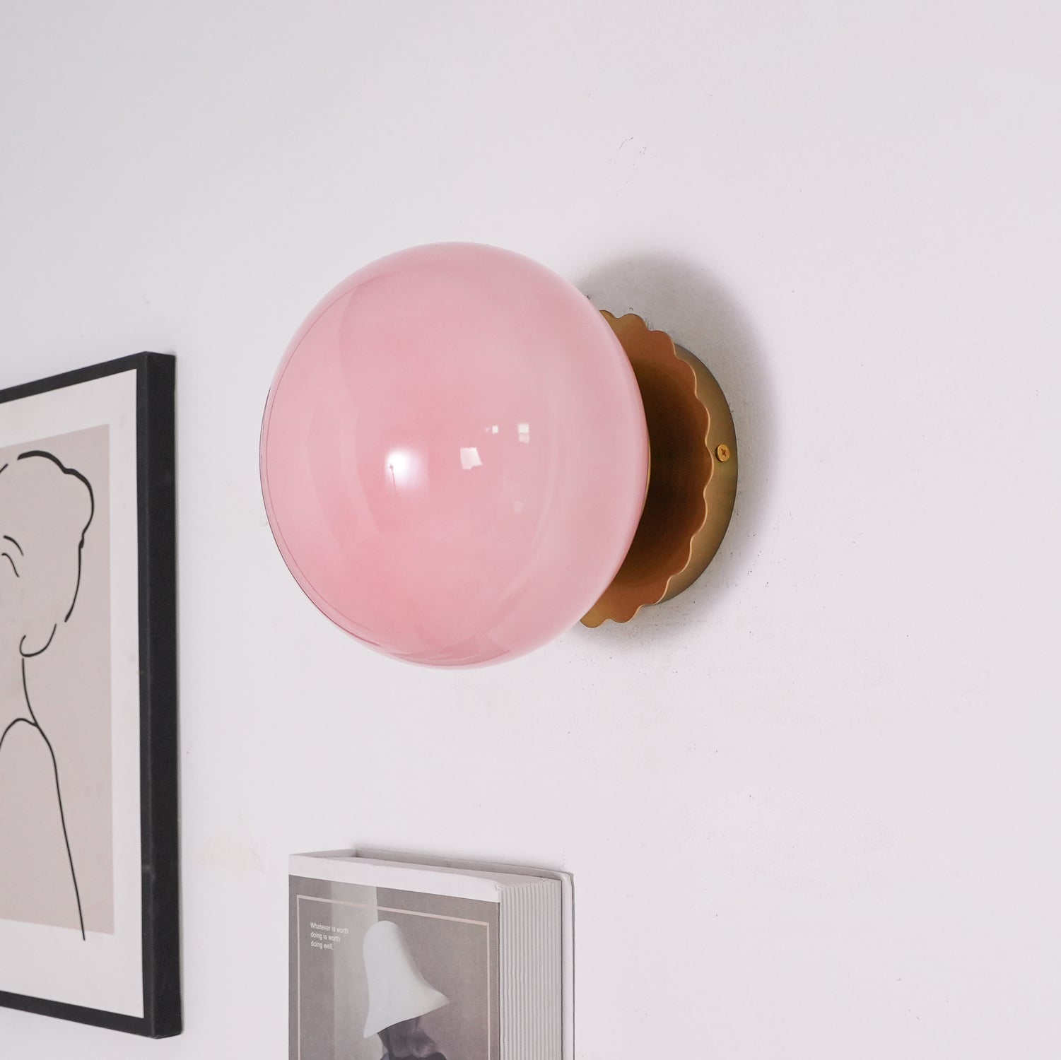 Stefan Applique Murale Moderne Minimaliste en Verre