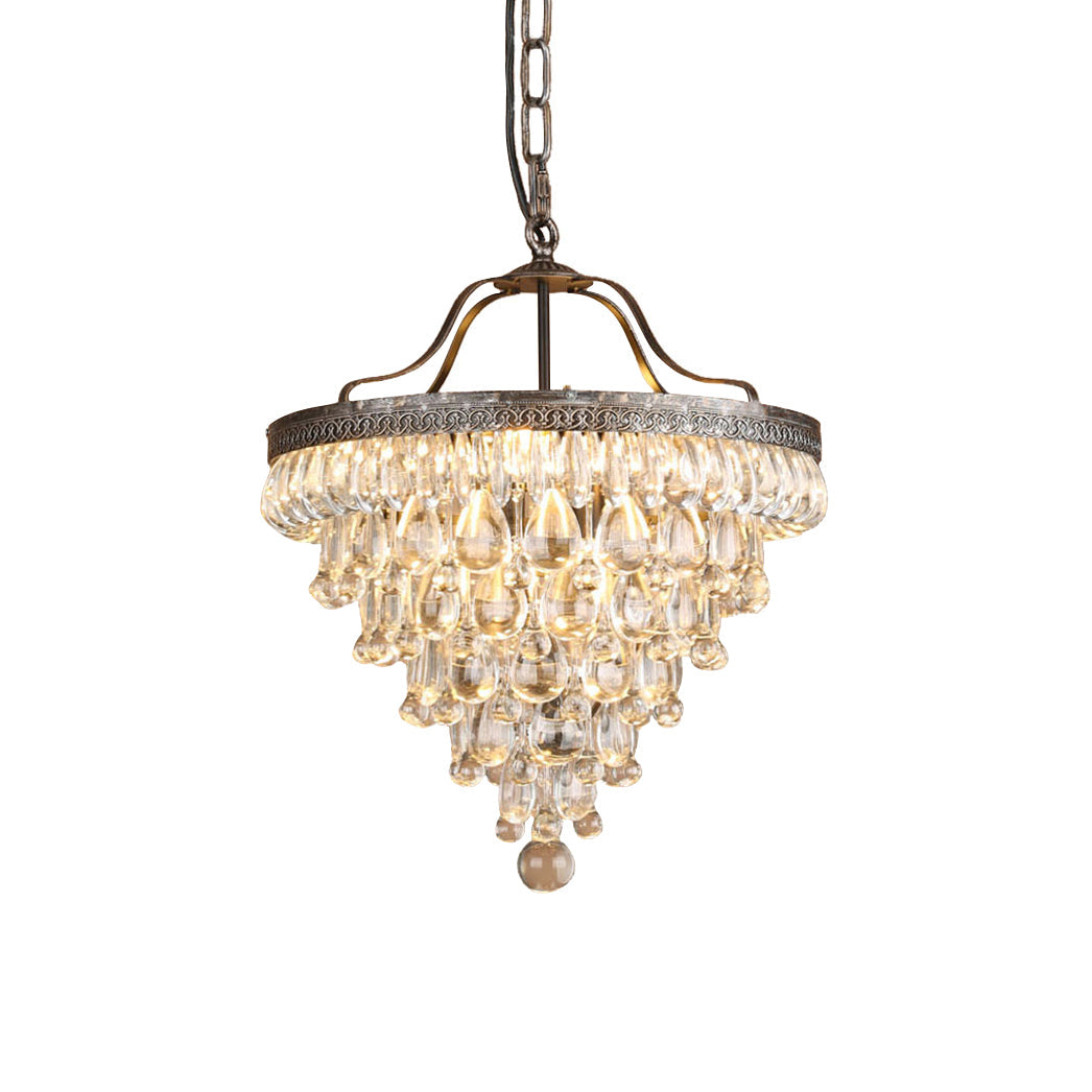 Blink Lustre Unique En Cristal Et Métal En Forme De Pyramide Inversée