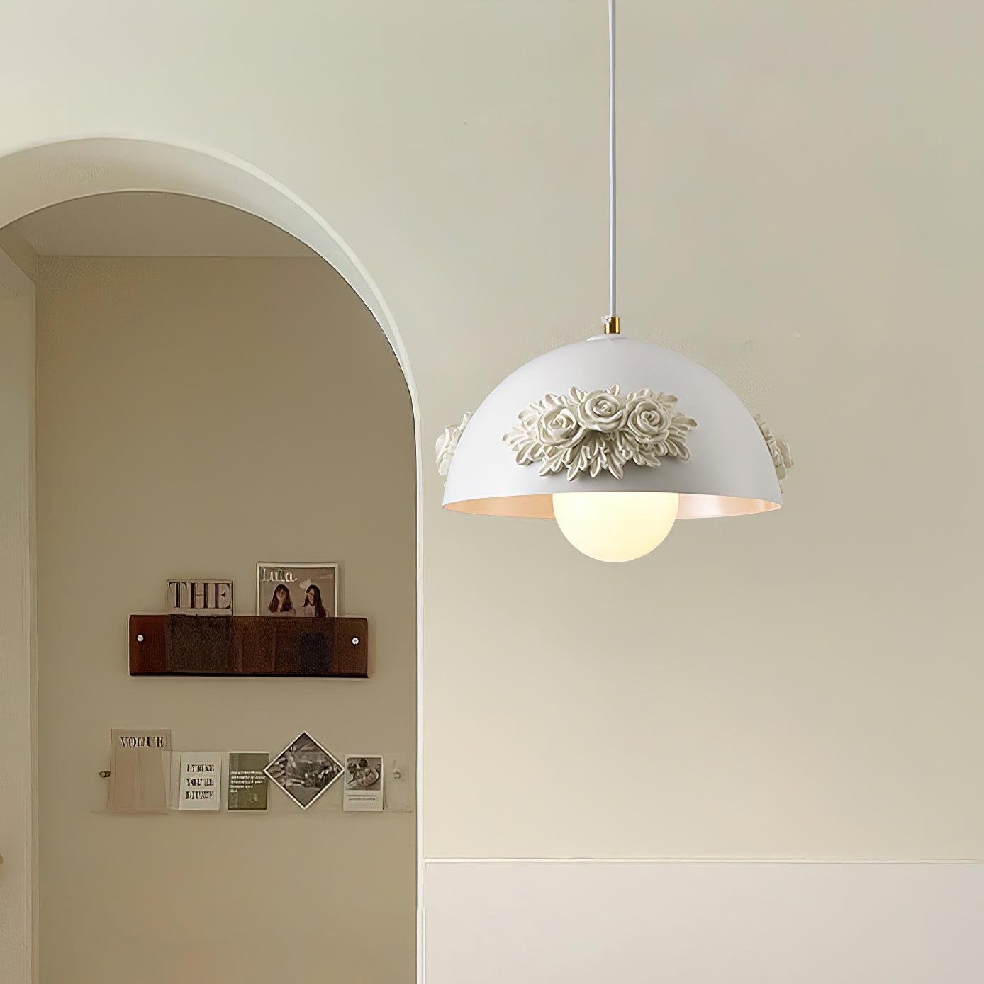 Masiero Suspension Rose Orné Dôme