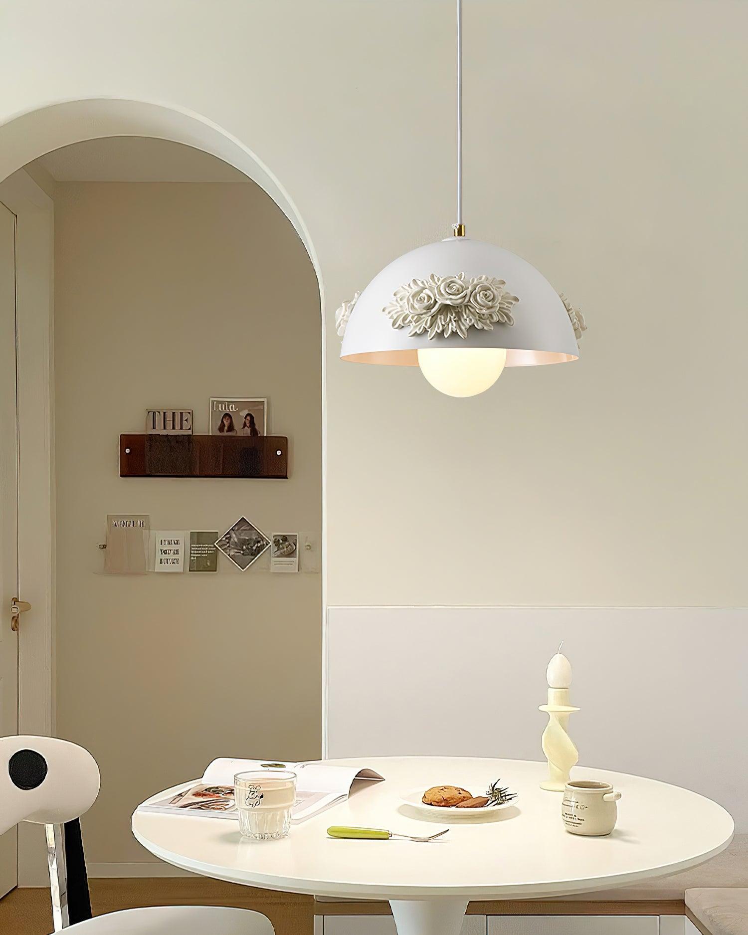 Masiero Suspension Rose Orné Dôme