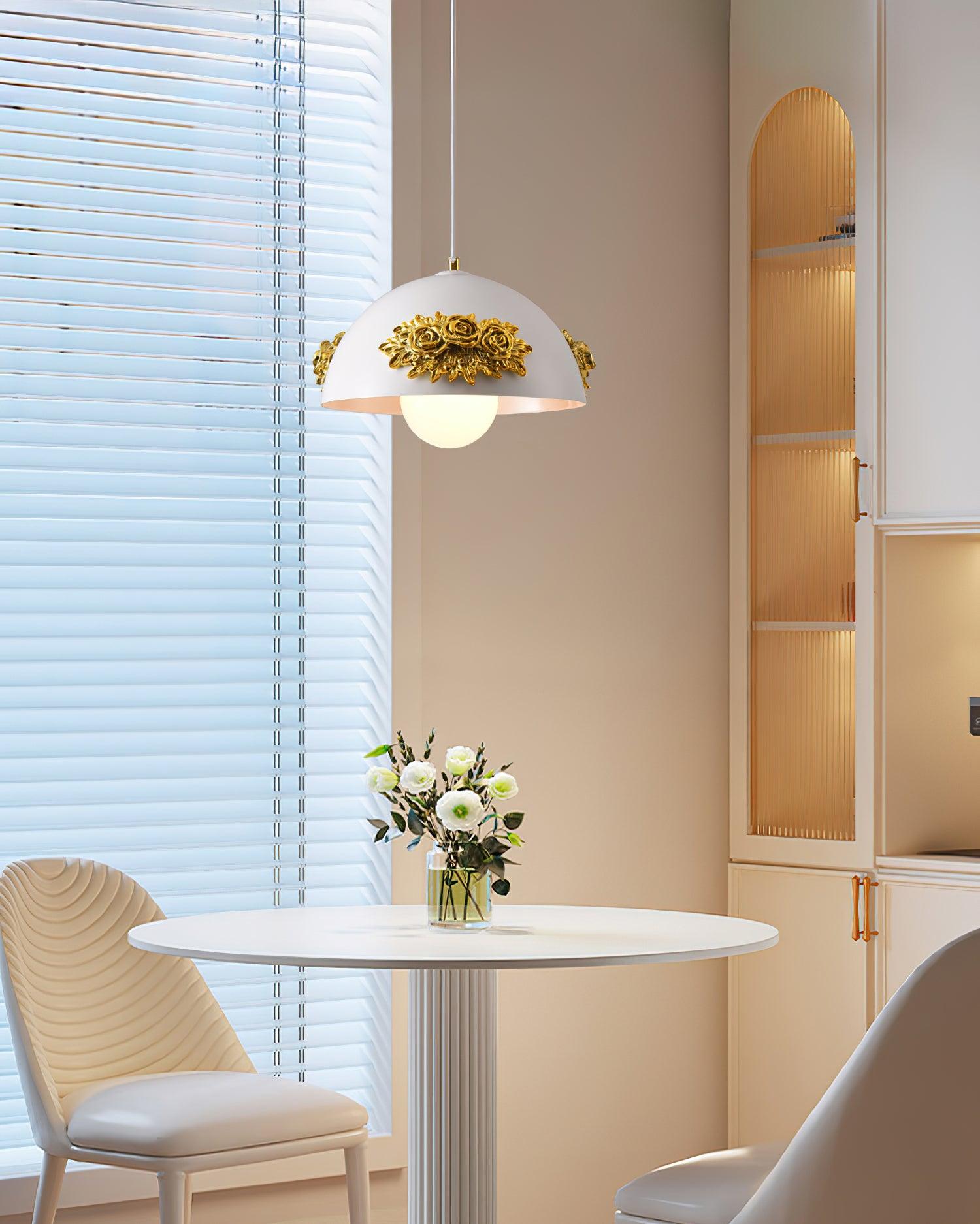 Masiero Suspension Rose Orné Dôme