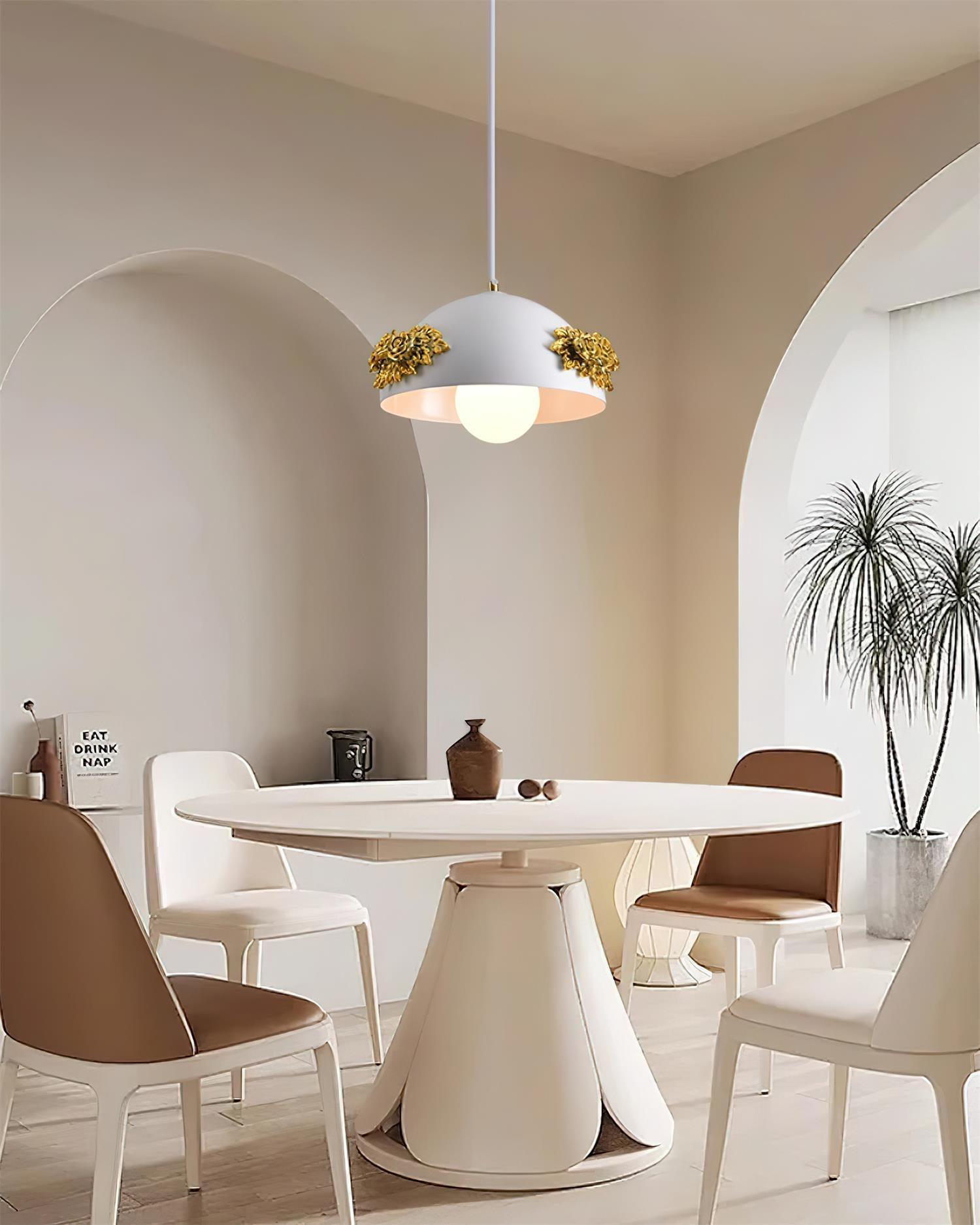 Masiero Suspension Rose Orné Dôme