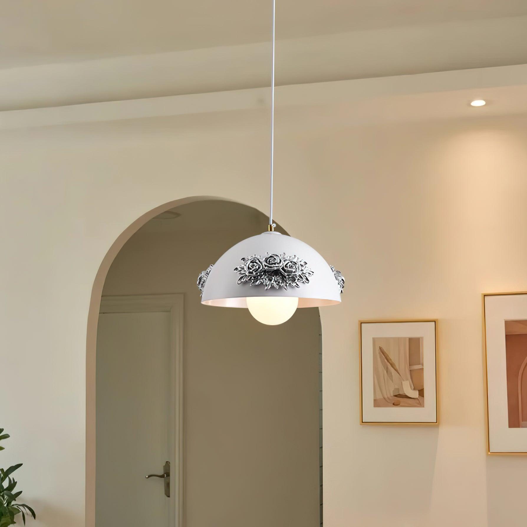 Masiero Suspension Rose Orné Dôme