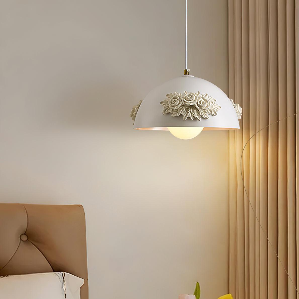 Masiero Suspension Rose Orné Dôme