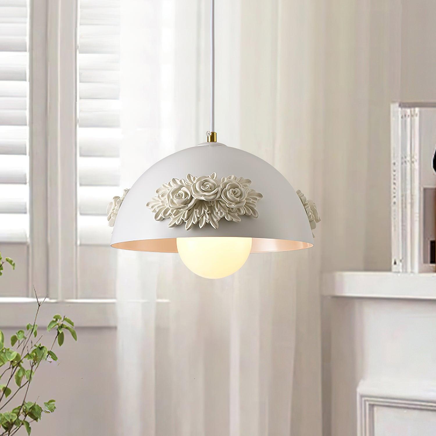 Masiero Suspension Rose Orné Dôme