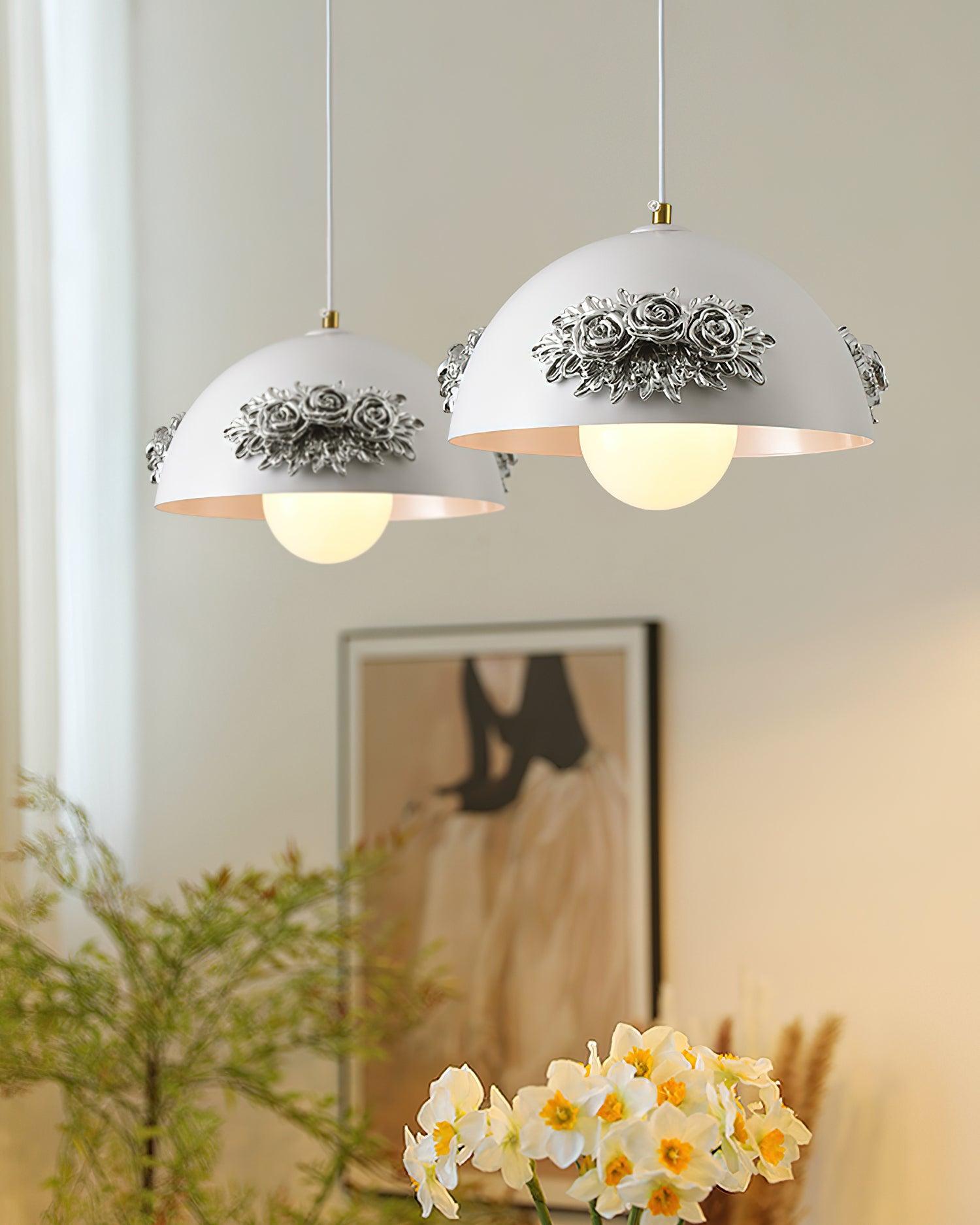 Masiero Suspension Rose Orné Dôme