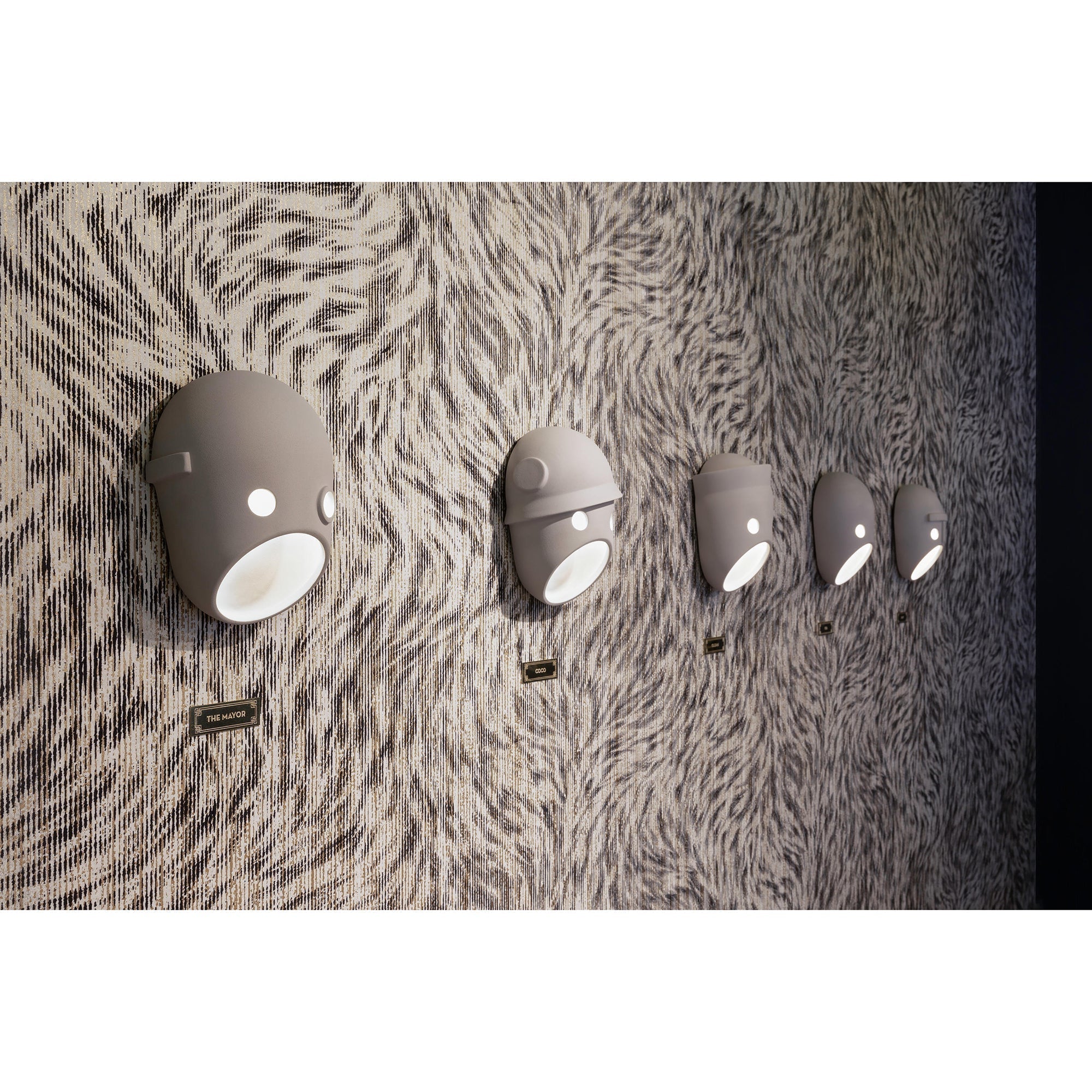 Mask Applique Murale en Résine Créativité Individuelle