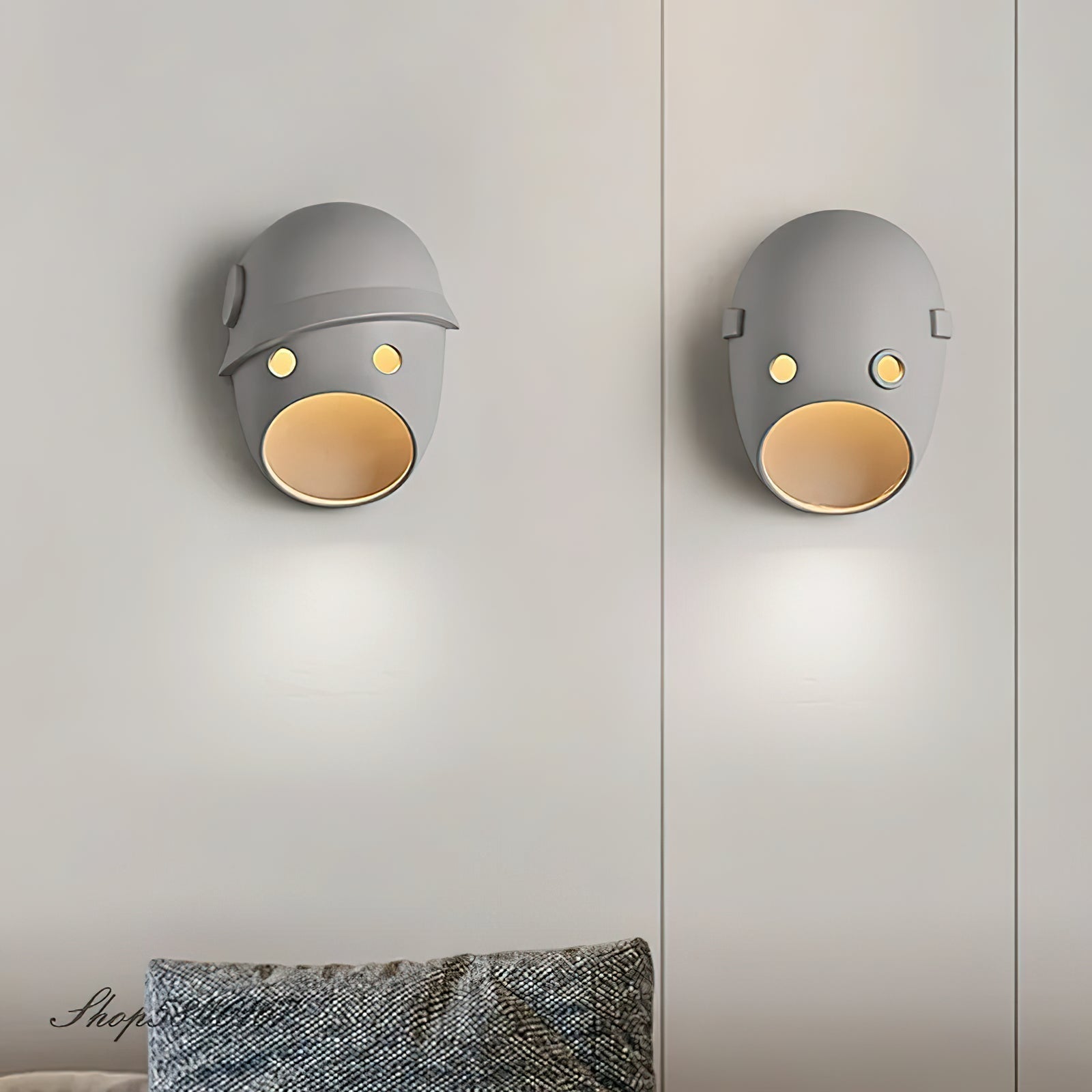 Mask Applique Murale en Résine Créativité Individuelle