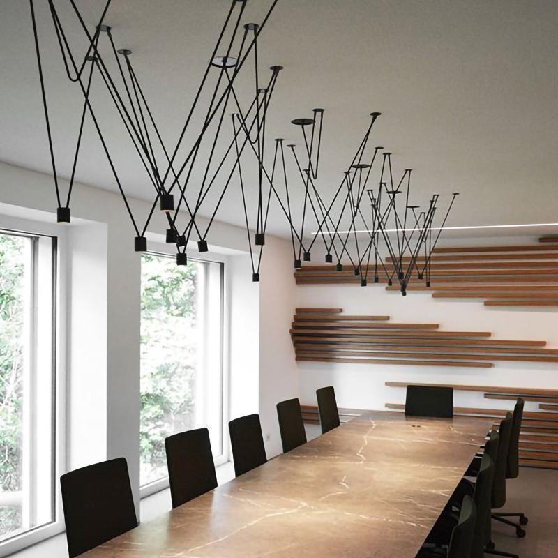 Lustra Collection de Suspensions Lampes Fils Câblés Fins