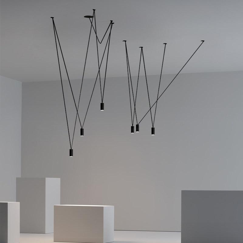 Lustra Collection de Suspensions Lampes Fils Câblés Fins