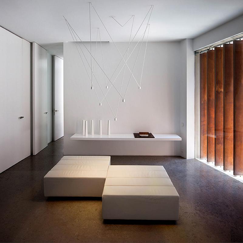 Lustra Collection de Suspensions Lampes Fils Câblés Fins