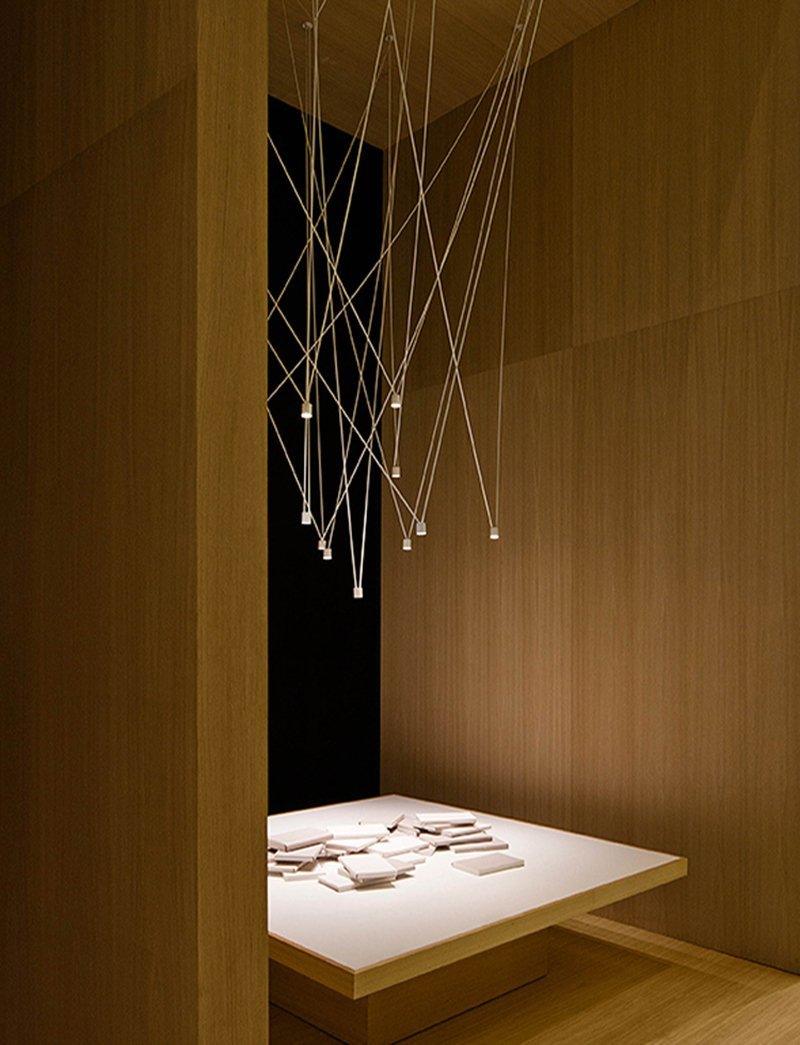 Lustra Collection de Suspensions Lampes Fils Câblés Fins