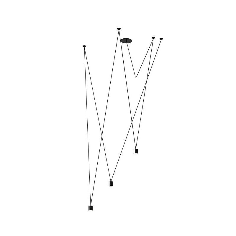 Lustra Collection de Suspensions Lampes Fils Câblés Fins