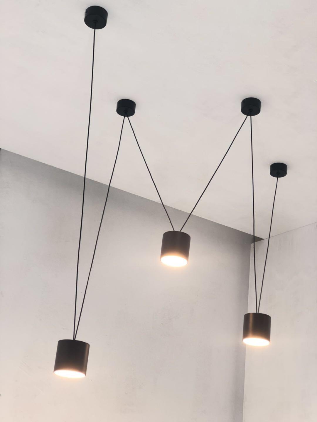 Lustra Collection de Suspensions Lampes Fils Câblés Fins