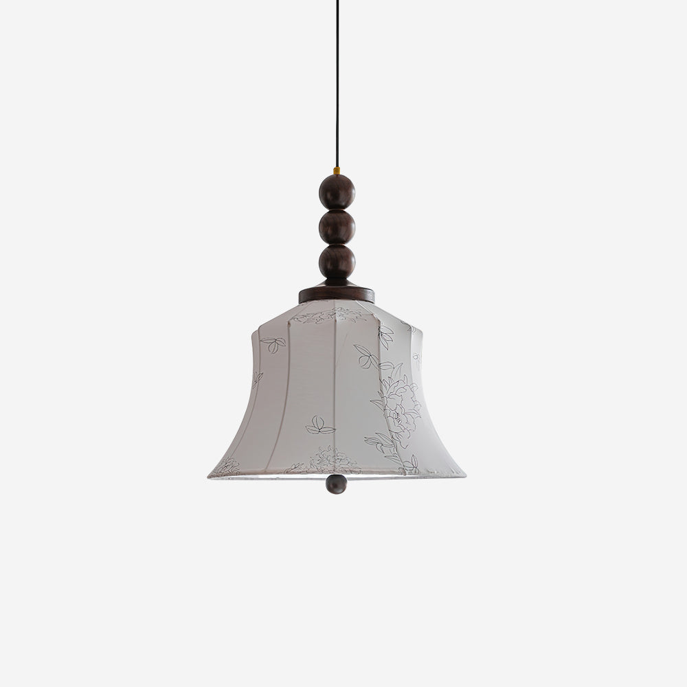 Materia Suspension Ligne Art Florale Bois Rustique