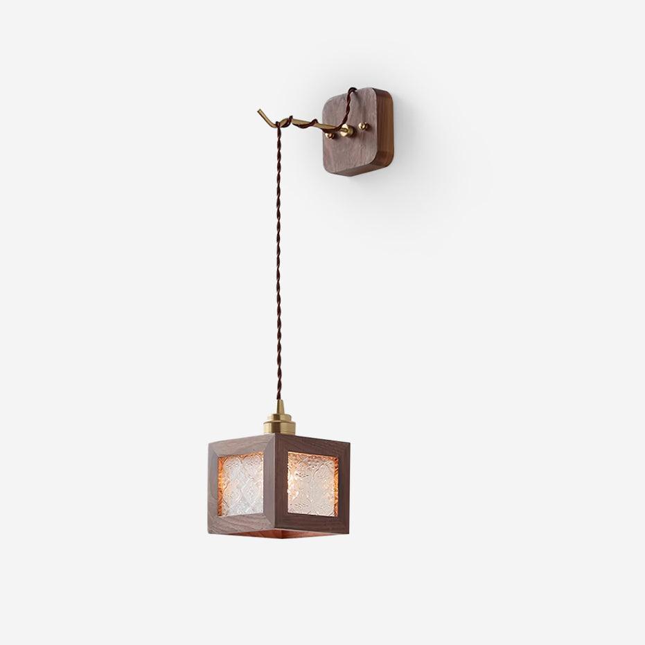 Matilda Applique Murale Cube en Bois