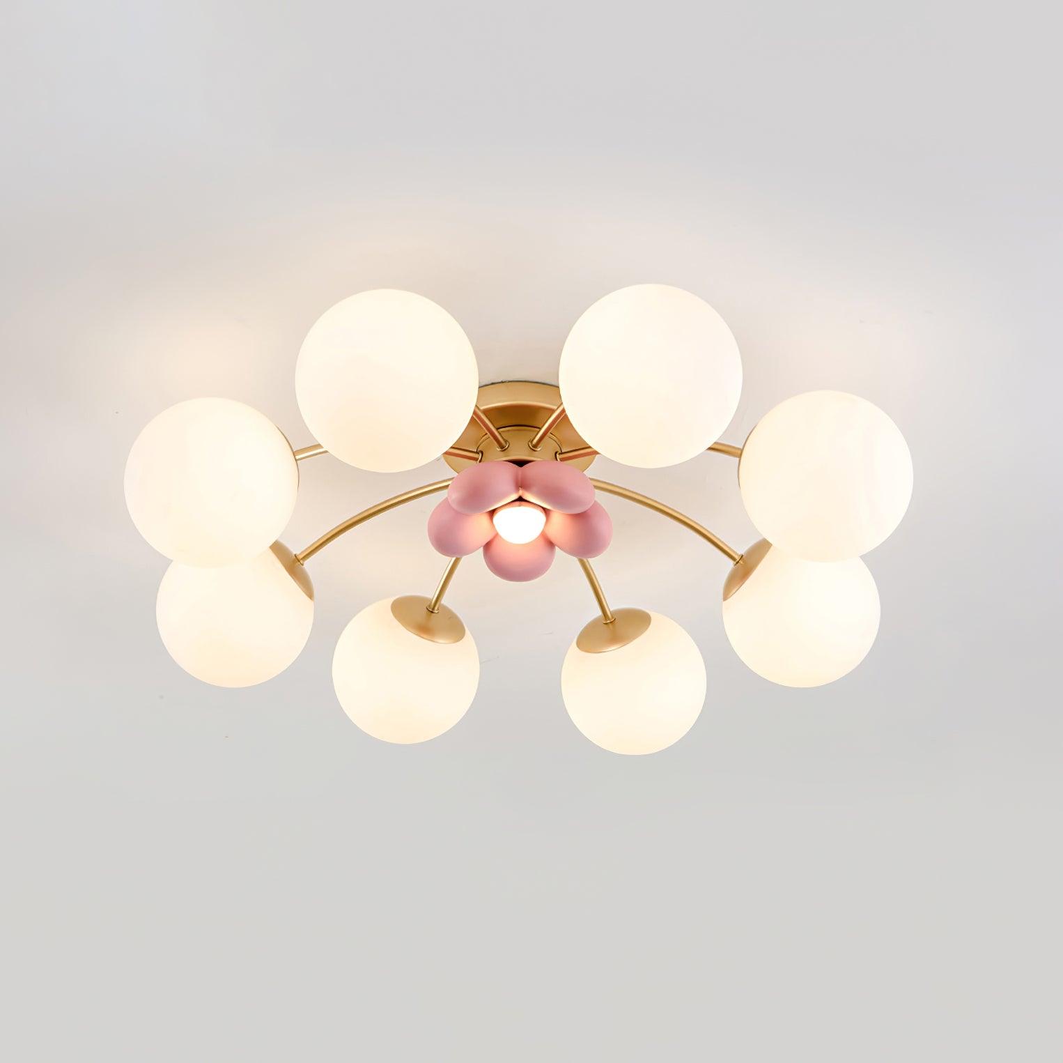 Blossura Plafonnier Moderne Pétale Rose