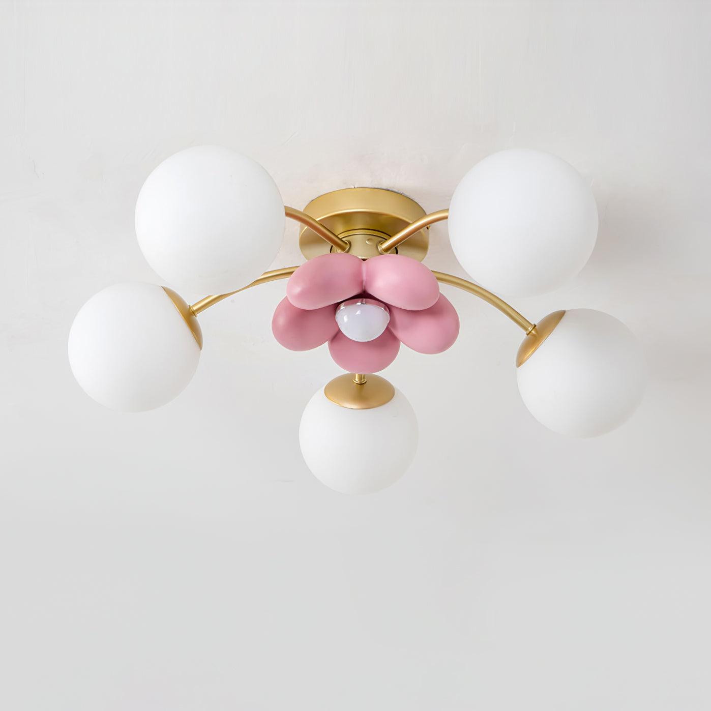 Blossura Plafonnier Moderne Pétale Rose