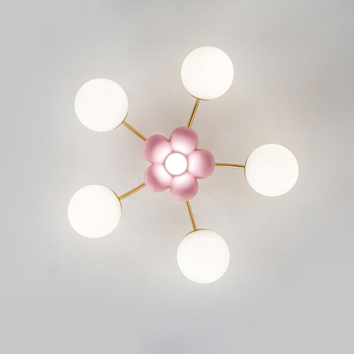 Blossura Plafonnier Moderne Pétale Rose
