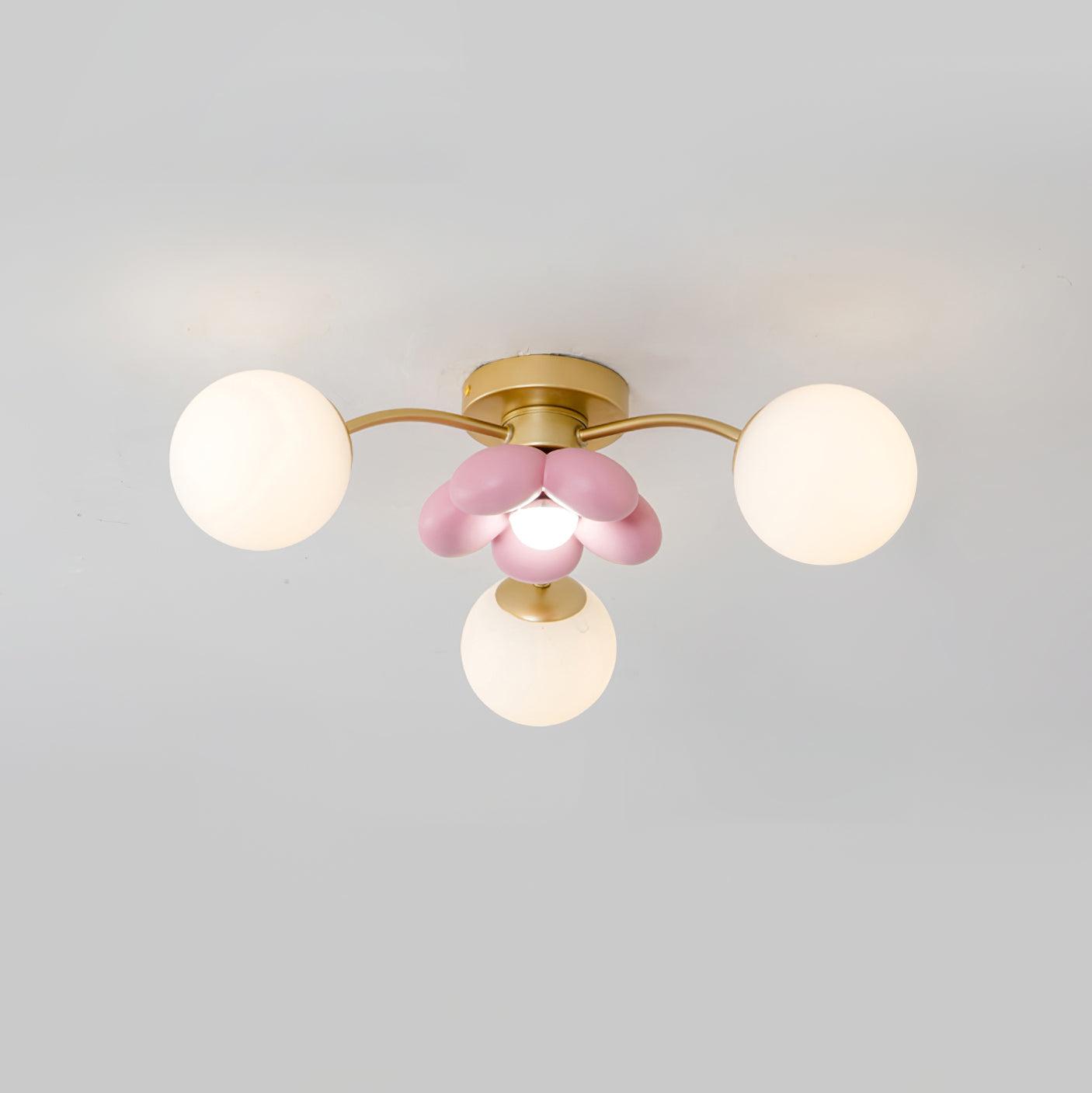 Blossura Plafonnier Moderne Pétale Rose