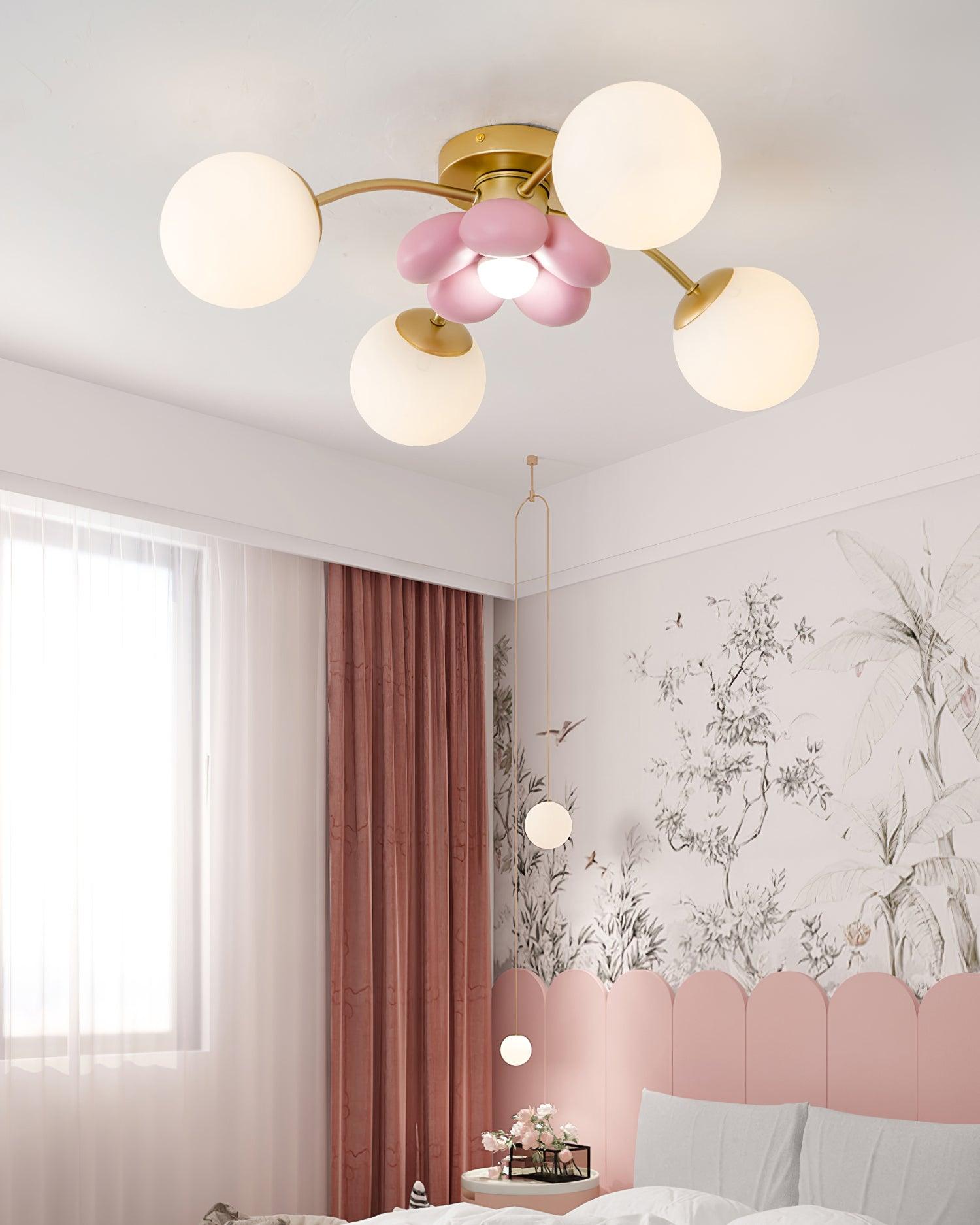 Blossura Plafonnier Moderne Pétale Rose