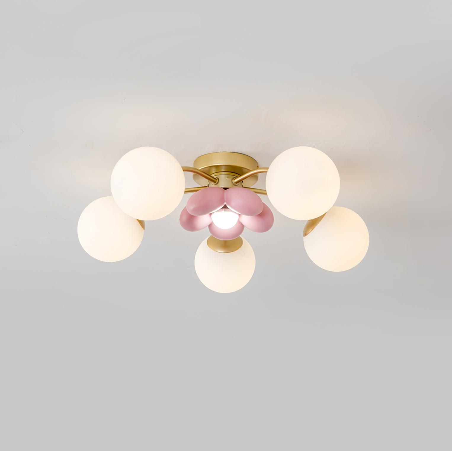 Blossura Plafonnier Moderne Pétale Rose