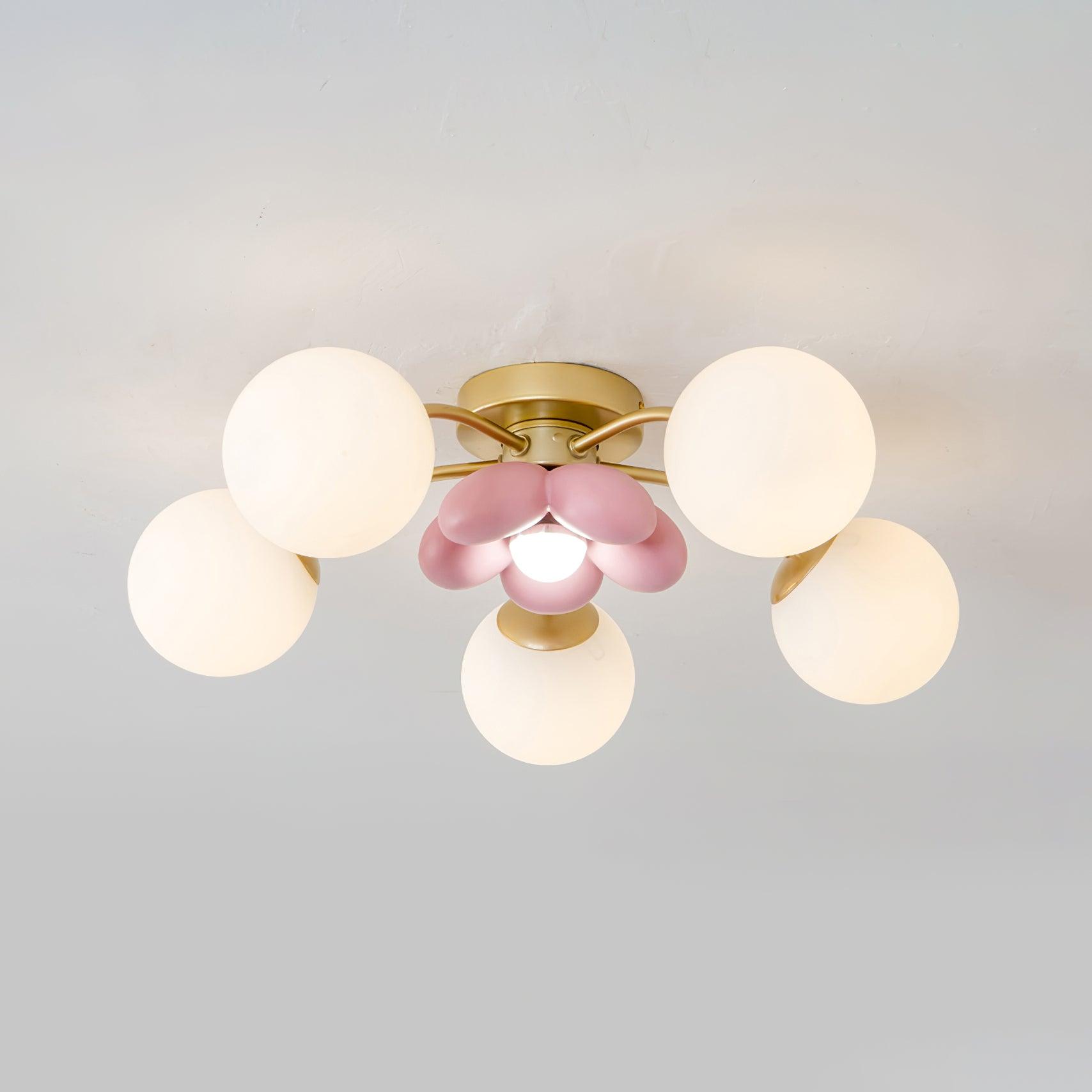 Blossura Plafonnier Moderne Pétale Rose
