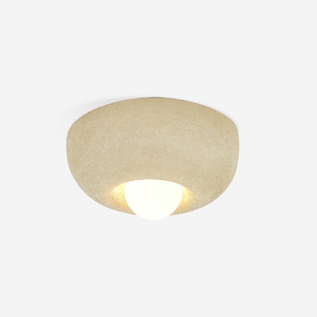 Mauro Lustre Plafonnier Texture Naturelle Éclairage Doux
