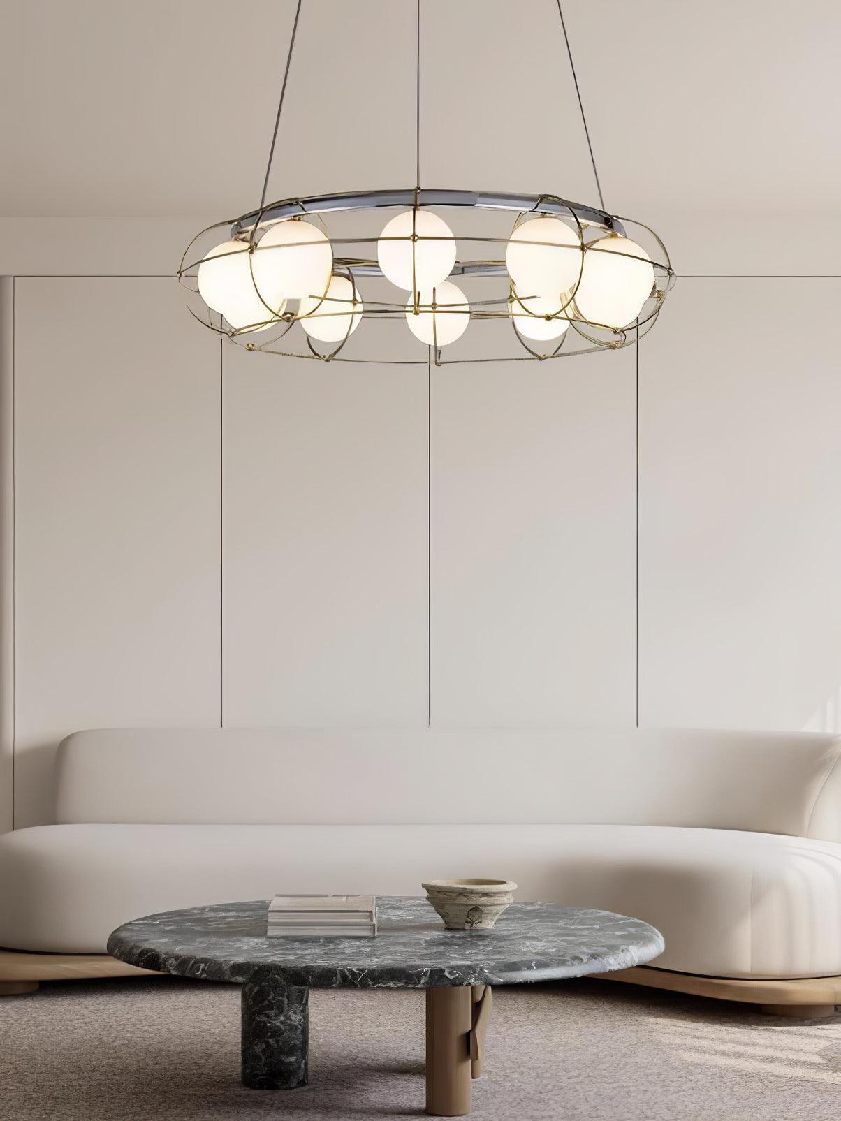 Mia Lustre en Verre Moderne