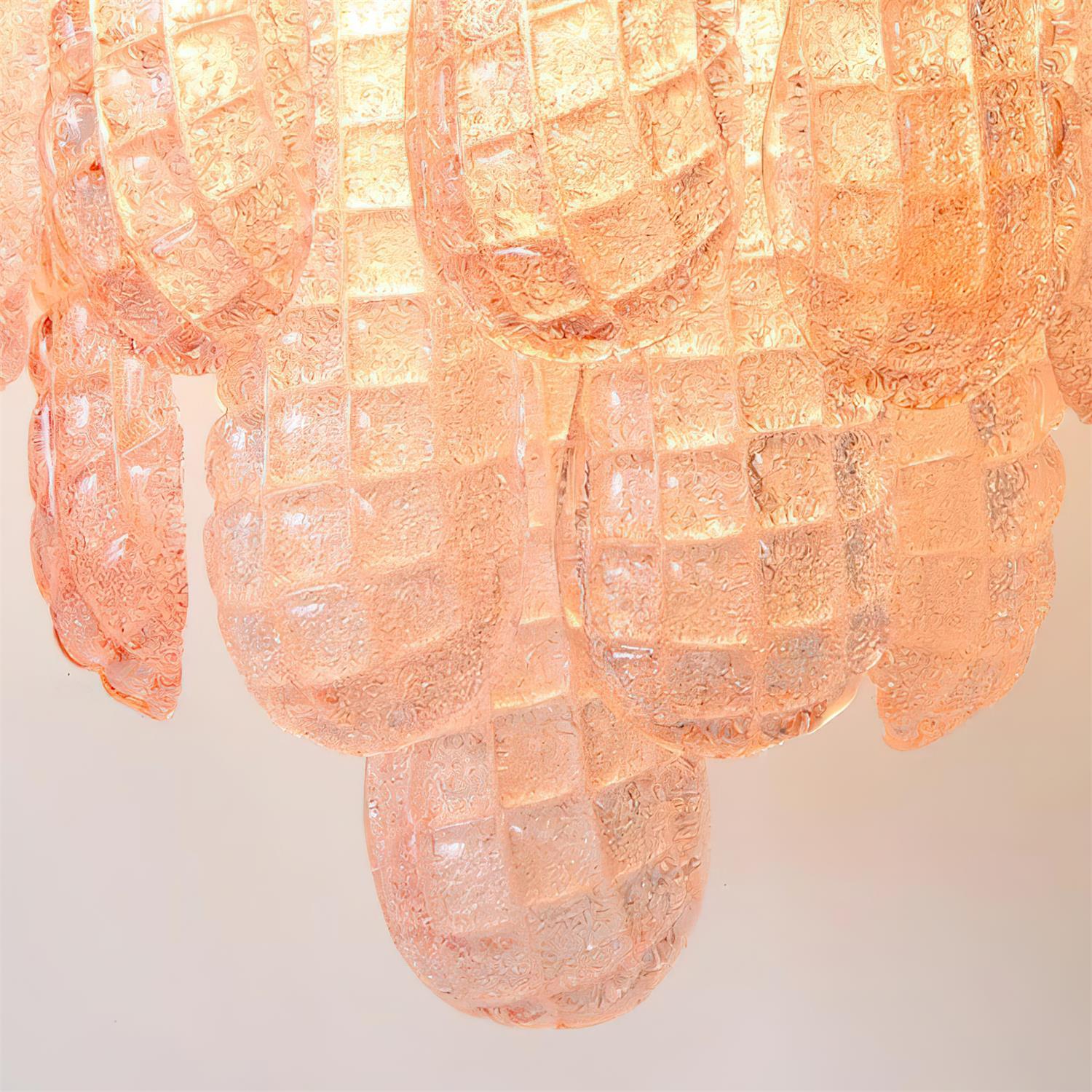 Mazzega Applique Murale Cascade en Verre en Forme de Goutte