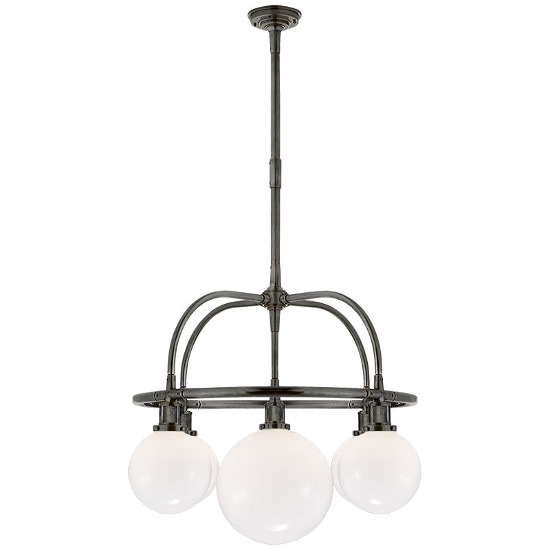 Vathea Lustre Métal Verre Minimaliste Moderne