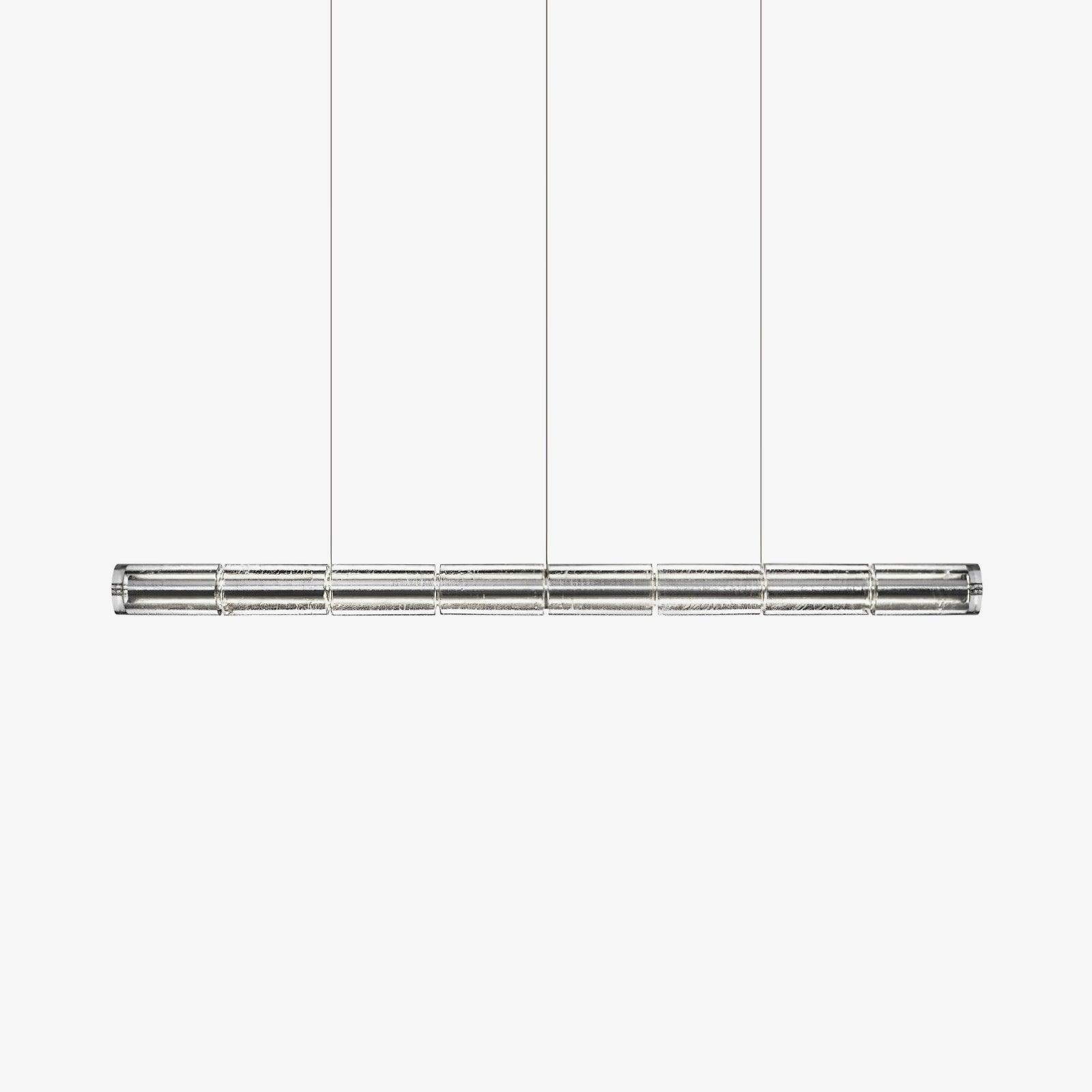 Lyliris Suspension Linéaire en Verre Minimaliste