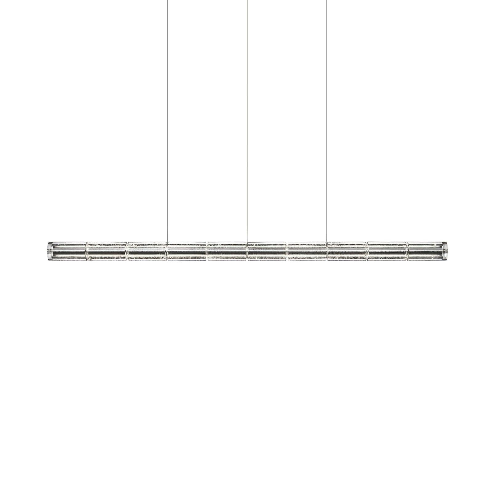 Lyliris Suspension Linéaire en Verre Minimaliste