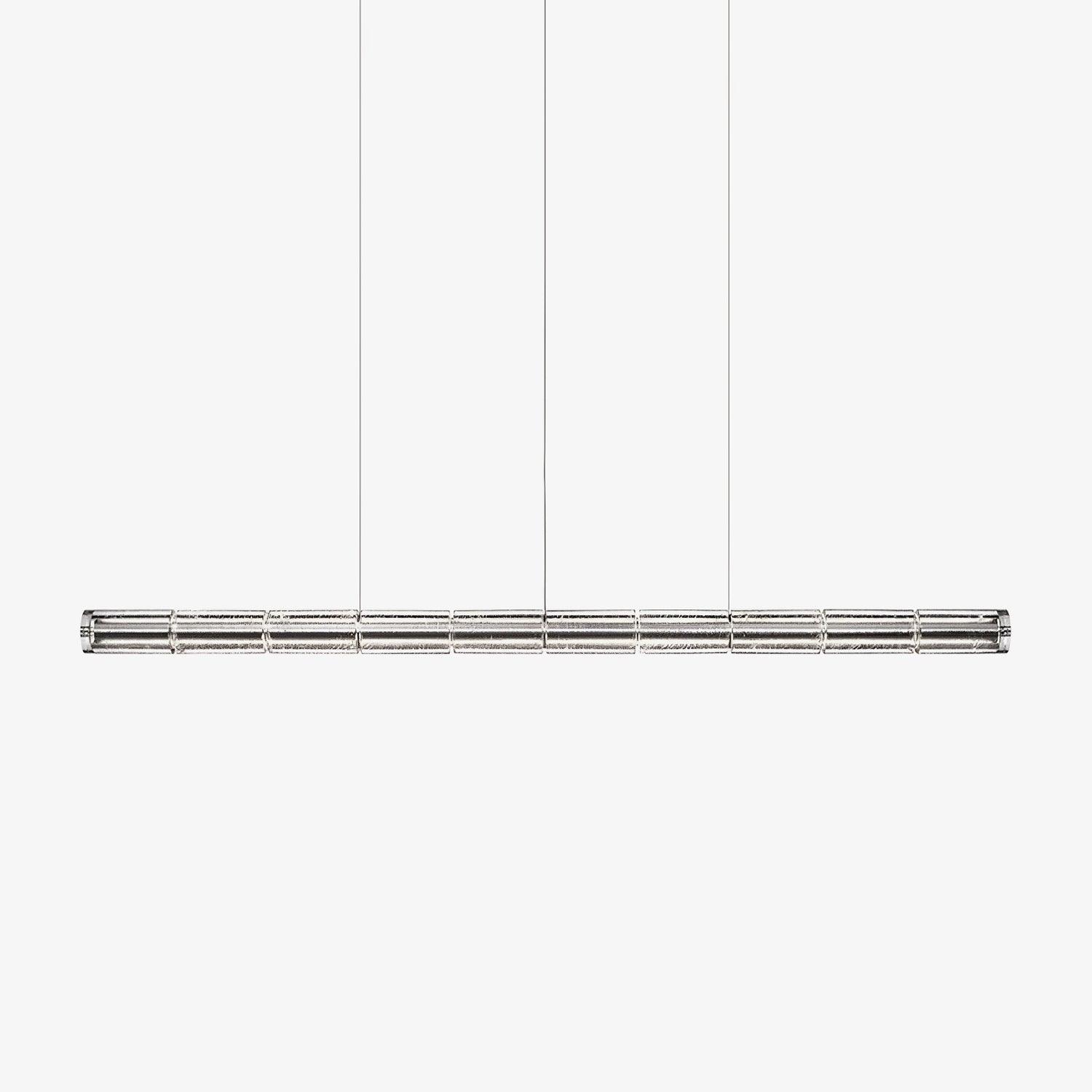 Lyliris Suspension Linéaire en Verre Minimaliste