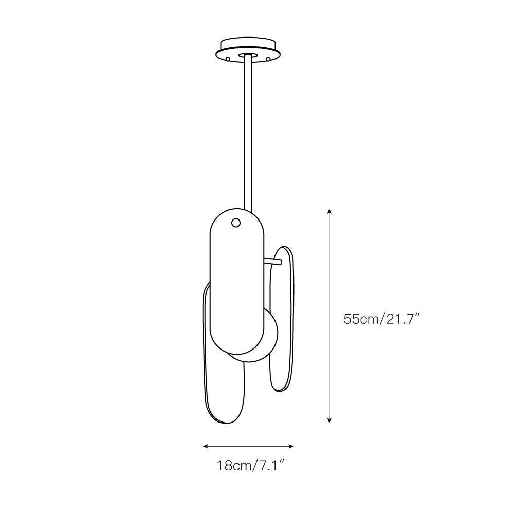 Cevynarae Suspension Marbre Verre Minimaliste Moderne