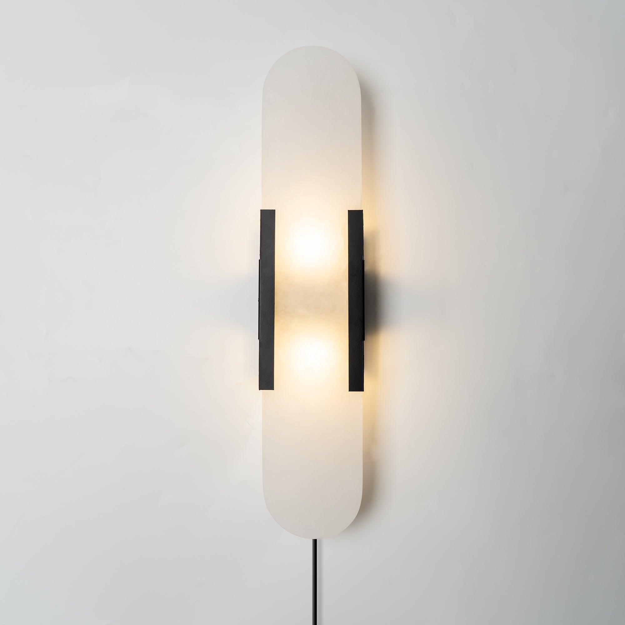 Corvina Oblong Alabaster Wall Light