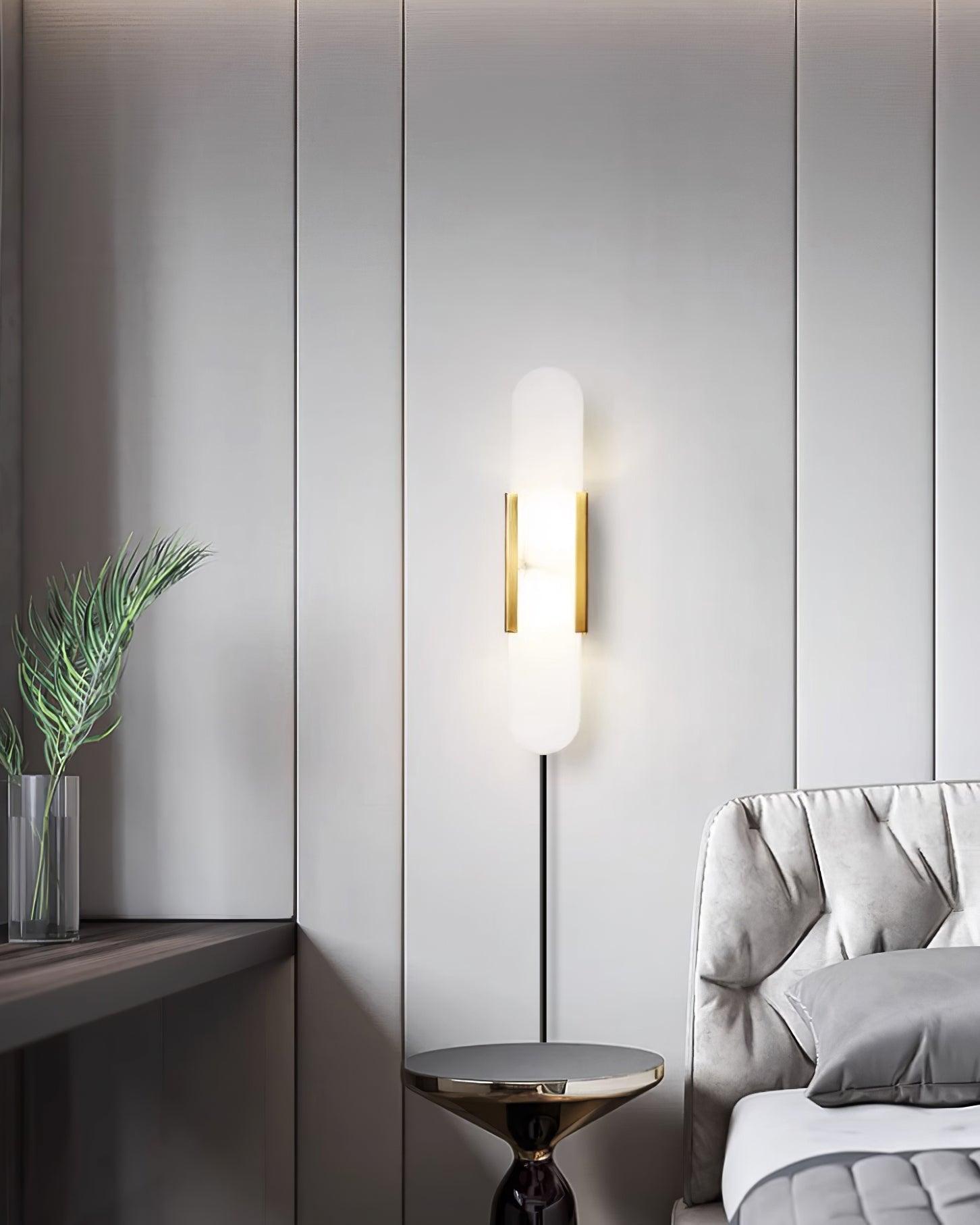 Corvina Oblong Alabaster Wall Light