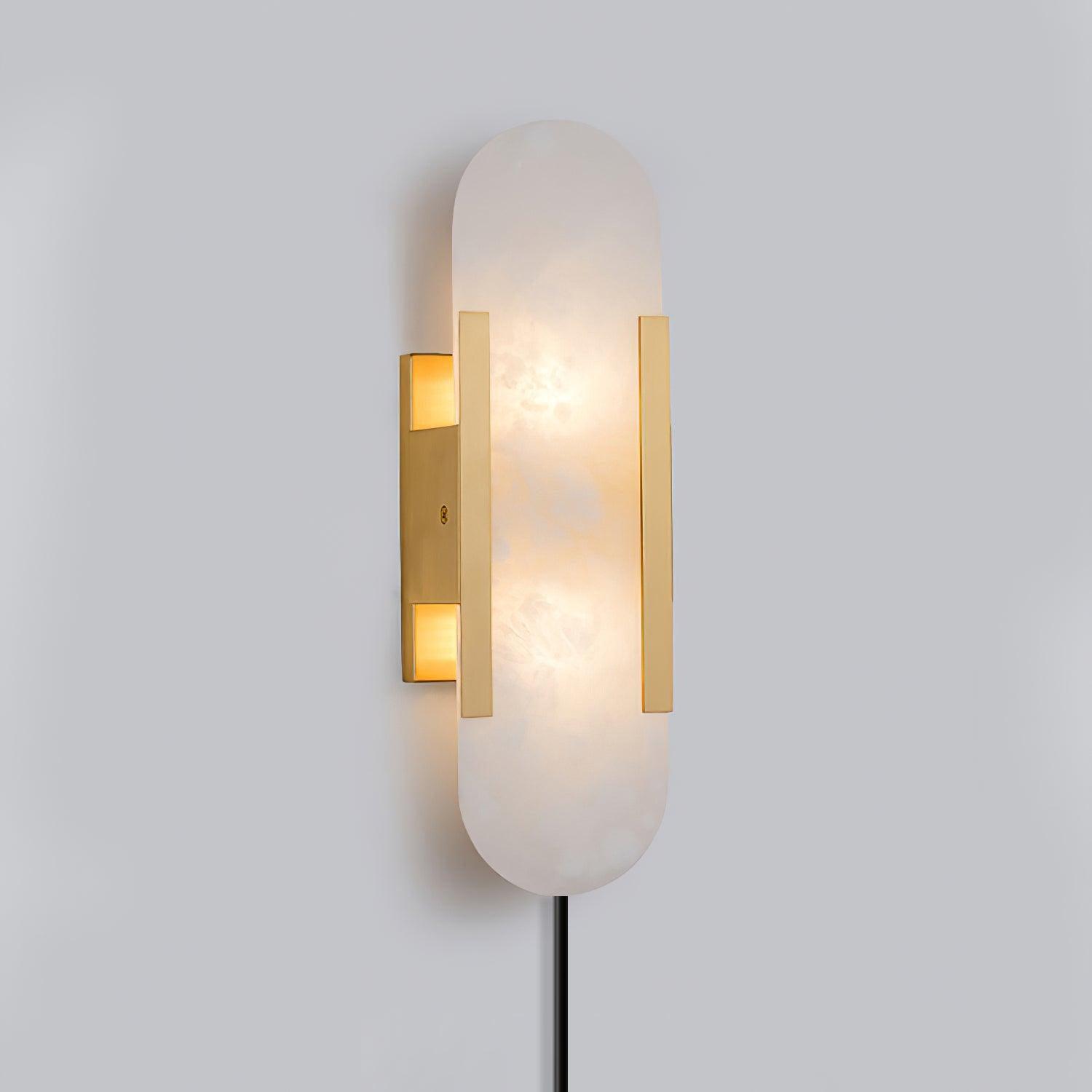 Corvina Oblong Alabaster Wall Light