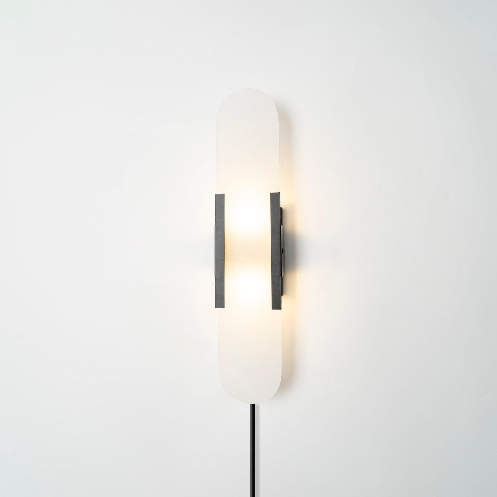 Corvina Oblong Alabaster Wall Light