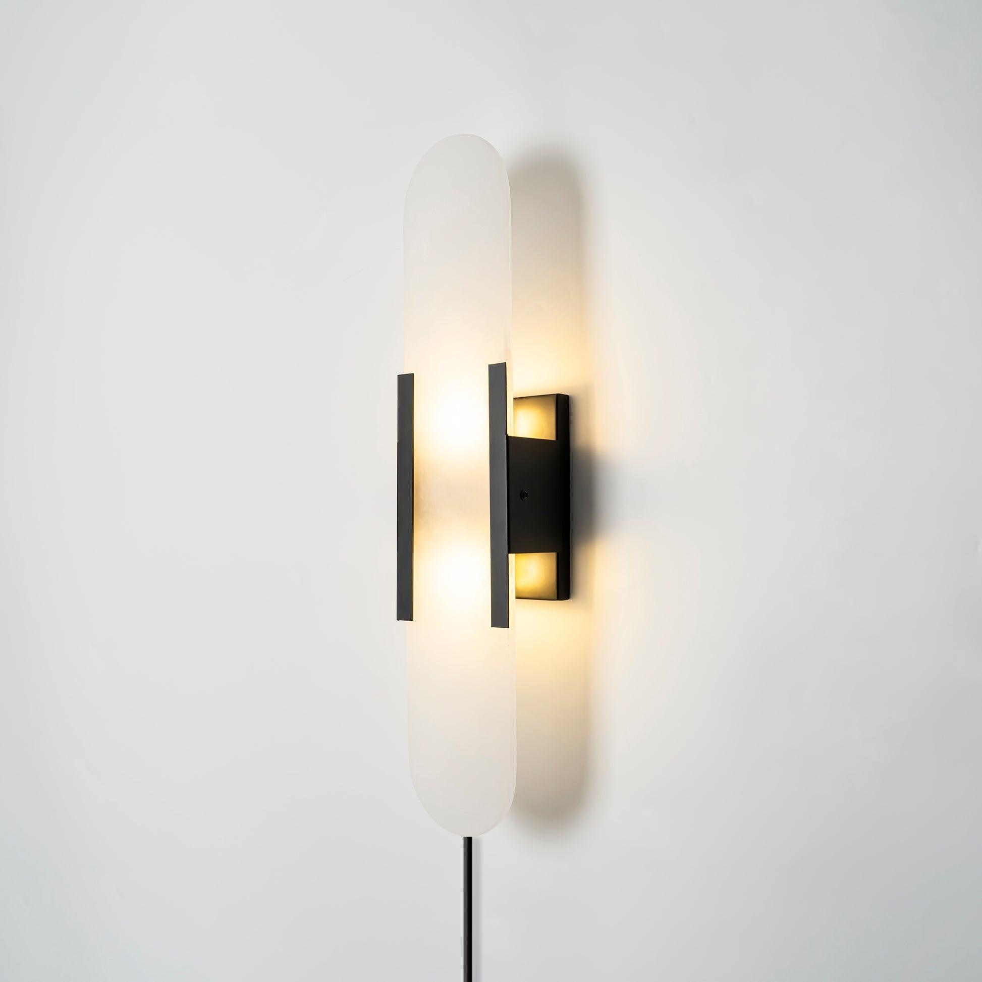 Corvina Oblong Alabaster Wall Light