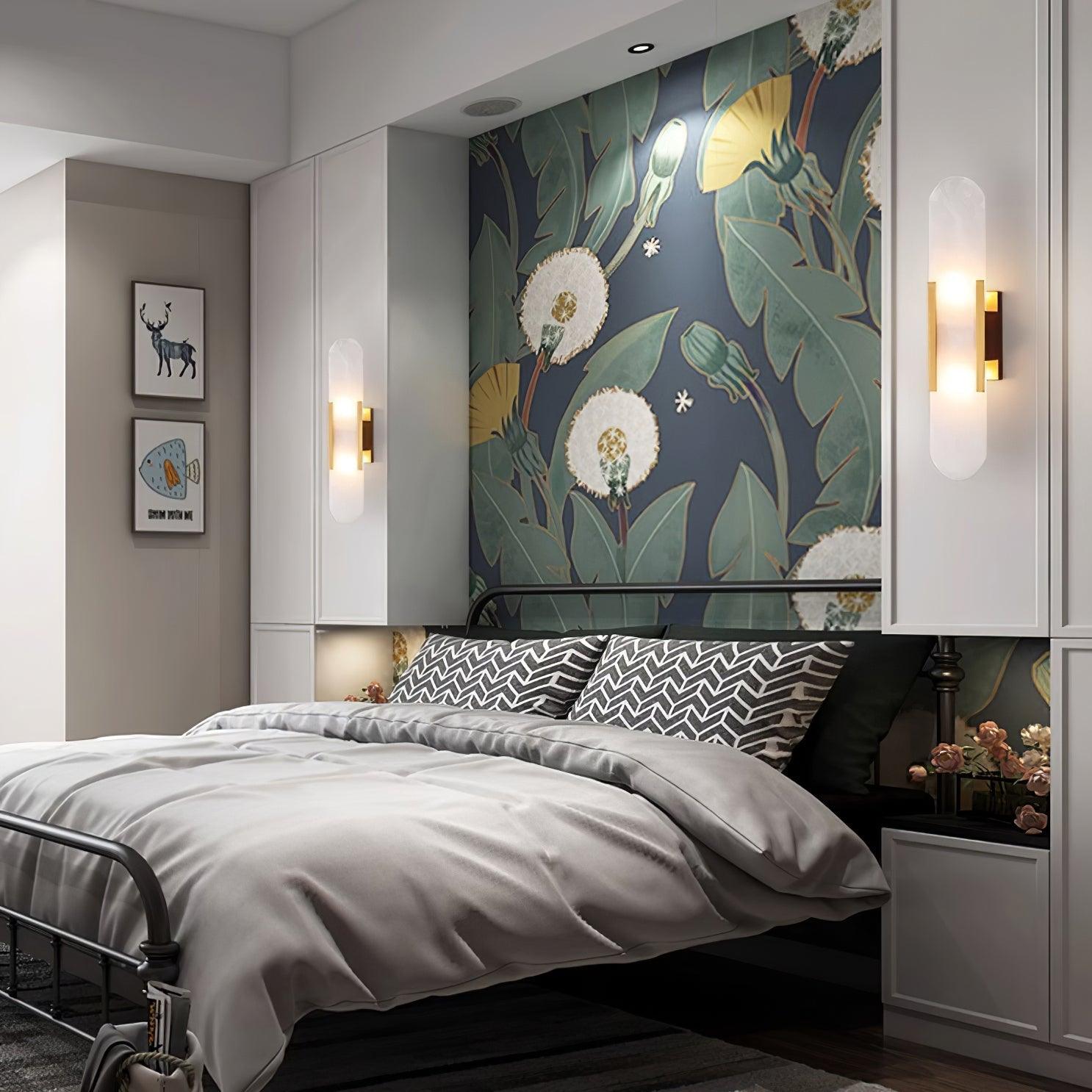 Corvina Oblong Alabaster Wall Light