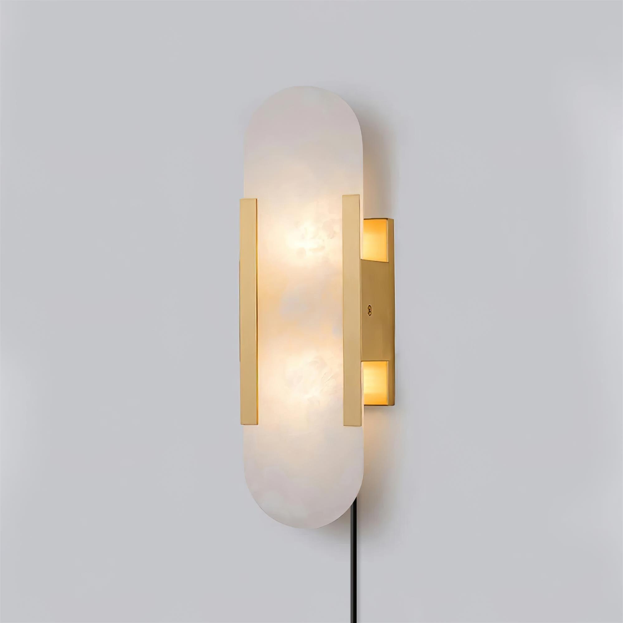 Corvina Oblong Alabaster Wall Light