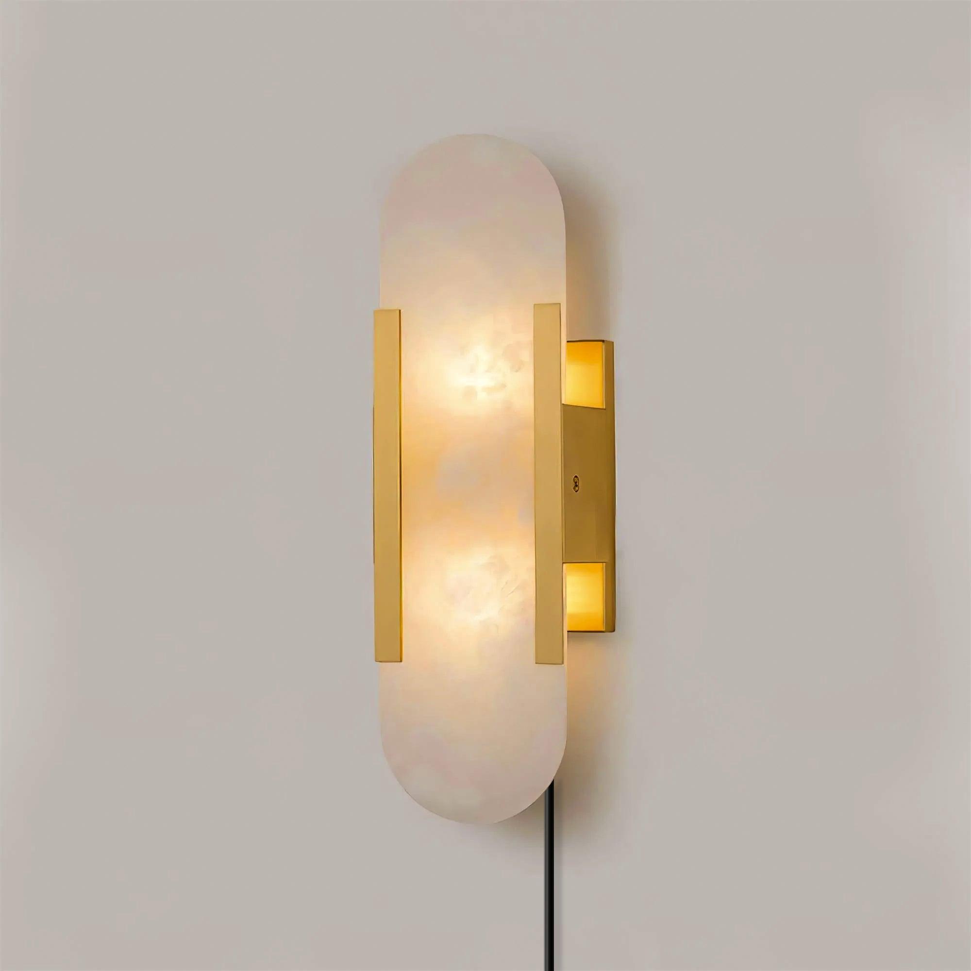 Corvina Oblong Alabaster Wall Light