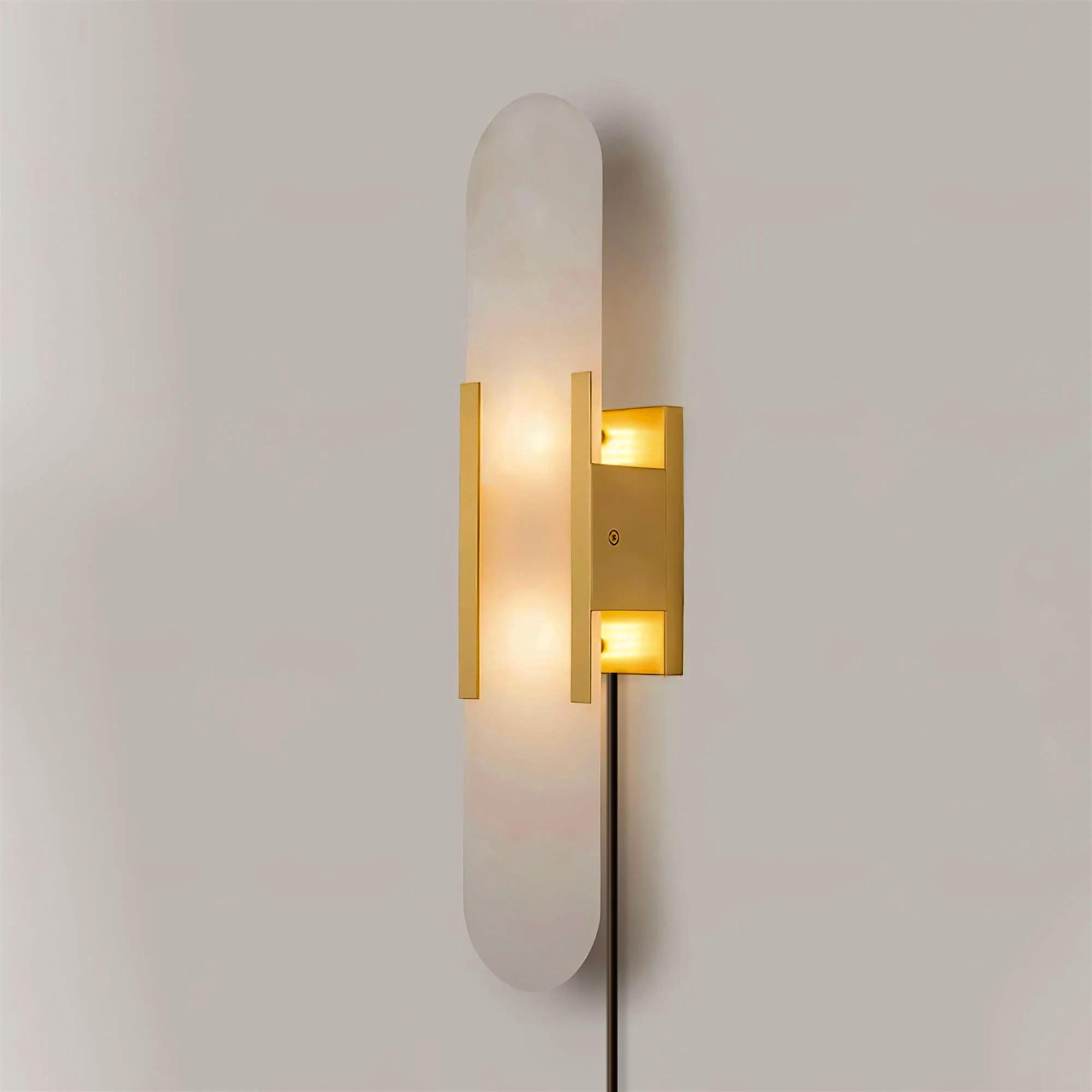 Corvina Oblong Alabaster Wall Light