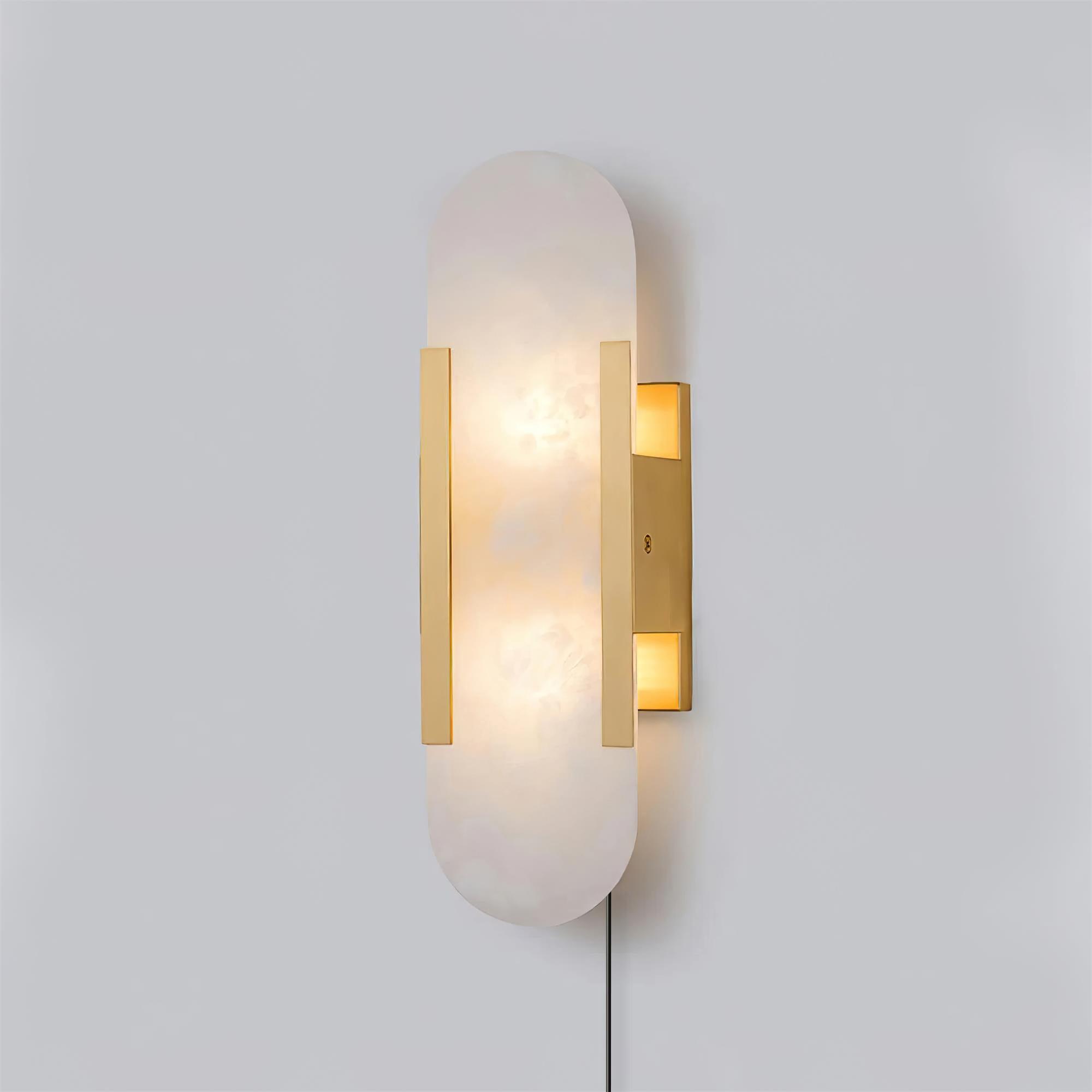 Corvina Oblong Alabaster Wall Light