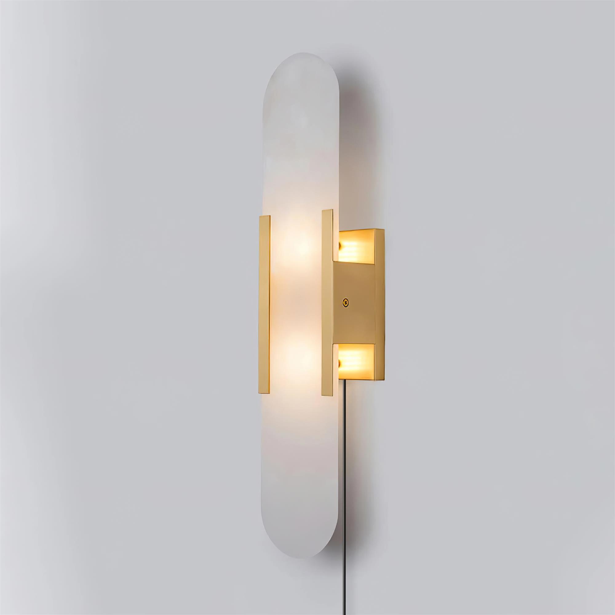 Corvina Oblong Alabaster Wall Light