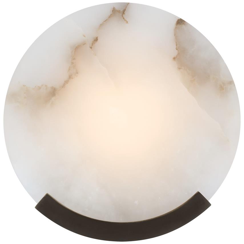 Avsolisra Applique Murale Ronde Albâtre Minimaliste