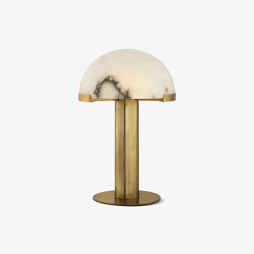 Ibera Lampe de Table en Albâtre et Métal